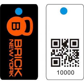 Custom Printed Membership QR Key Tags 500 pack, Re Order only 